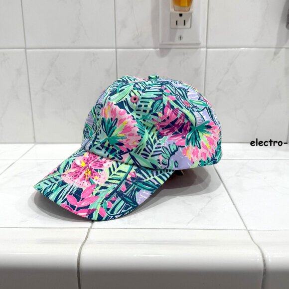 Lilly Pulitzer Slathouse Soiree Run Around Hat - MINT - Picture 8 of 11